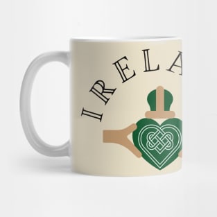 Ireland Claddagh Heart Mug